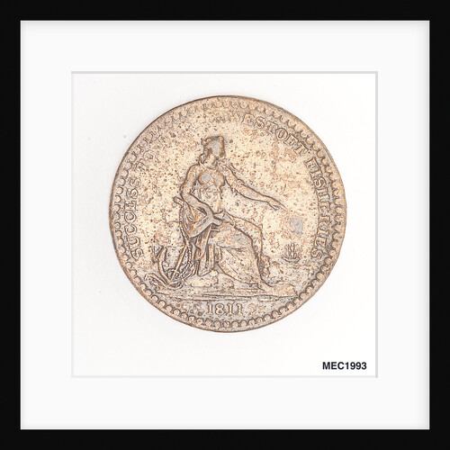 Lowestoft penny token by P. Wyon