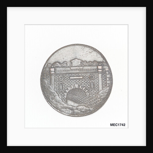 Brimscombe halfpenny token commemorating the Thames and Severn Canal by J.G. Hancock