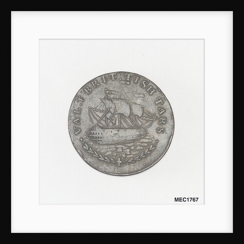 Token commemorating Admiral of the Fleet Richard Howe (1726-1799) and the Glorious First of June, 1794 by T. Wyon