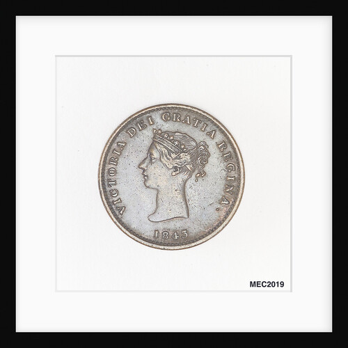 New Brunswick halfpenny token by W. Wyon