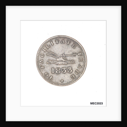 Upper Canada halfpenny token by unknown