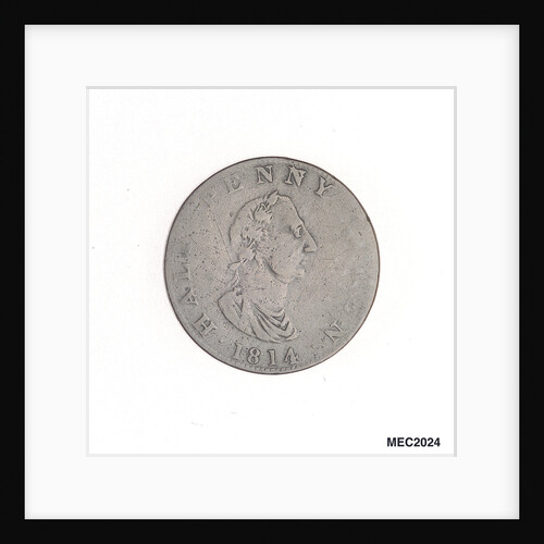 Nova Scotia halfpenny token by unknown