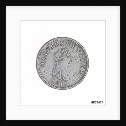 Nova Scotia halfpenny token by unknown