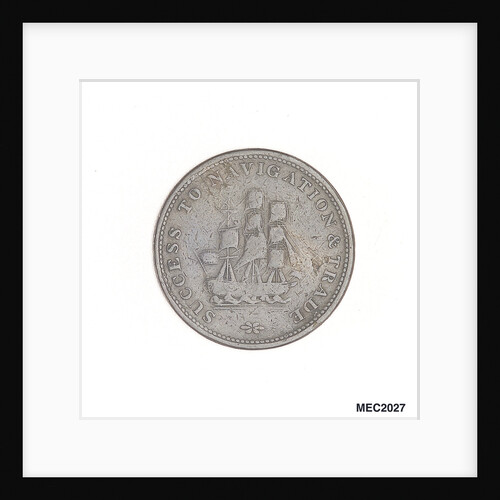 Nova Scotia halfpenny token by Unknown