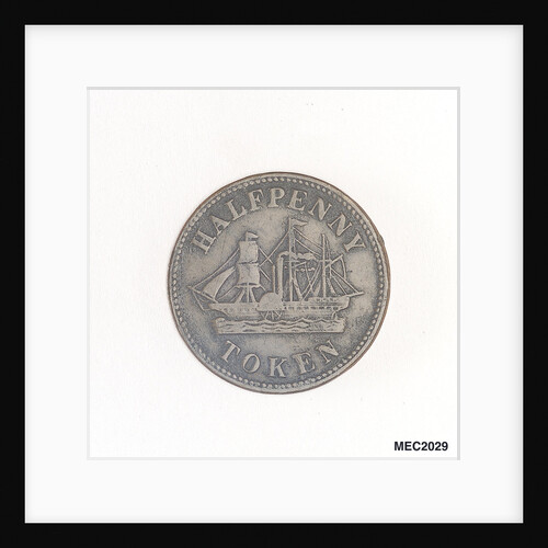 Prince Edward Island halfpenny token by unknown