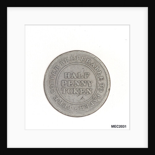Halfpenny token by unknown