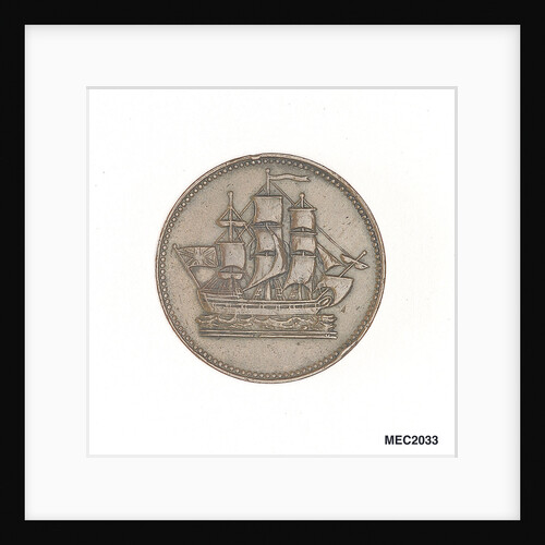Halfpenny token by unknown