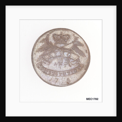 Token commemorating Admiral of the Fleet Richard Howe (1726-1799) and the Glorious First of June, 1794 by T. Wyon