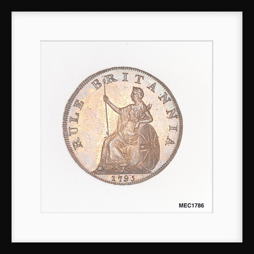 Emsworth halfpenny token commemorating Admiral of the Fleet Richard Howe (1726-1799) and the Glorious First of June, 1794 by unknown