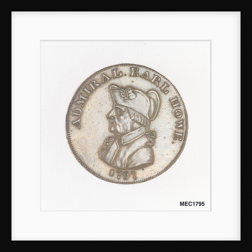 Buxton token commemorating Admiral of the Fleet Richard Howe (1726-1799) by Unknown