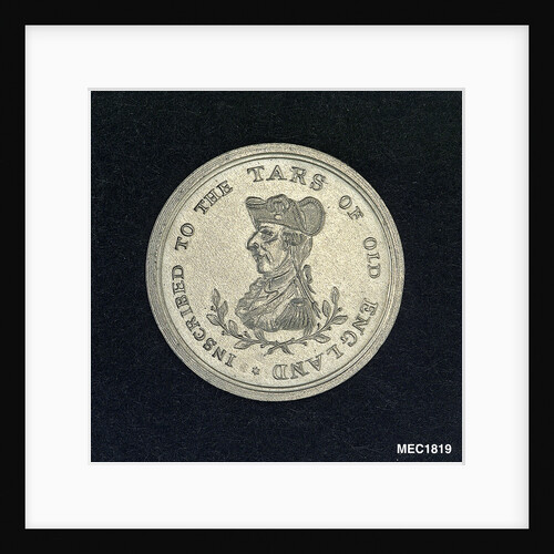 Token commemorating Admiral of the Fleet Richard Howe (1726-1799) and the Glorious First of June, 1794 by unknown