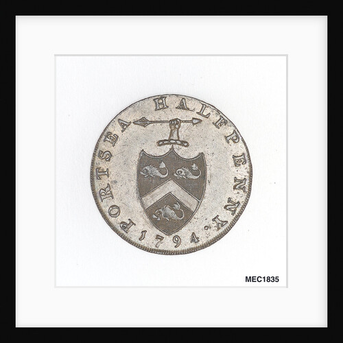 Portsea halfpenny token by T. Wyon