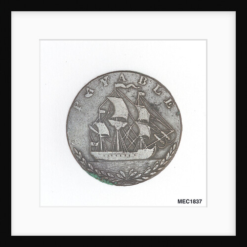 Portsea halfpenny token by unknown