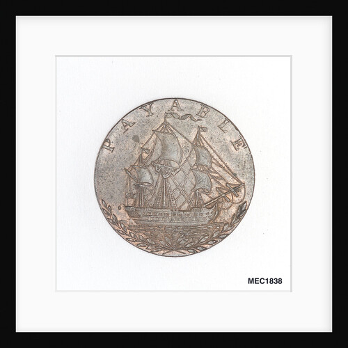 Portsea halfpenny token by T. Wyon