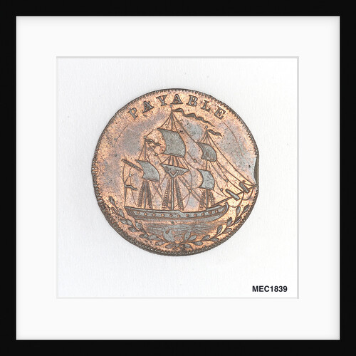 Portsea halfpenny token by Unknown