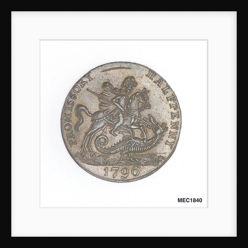 Portsea promissory halfpenny token by T. Willets