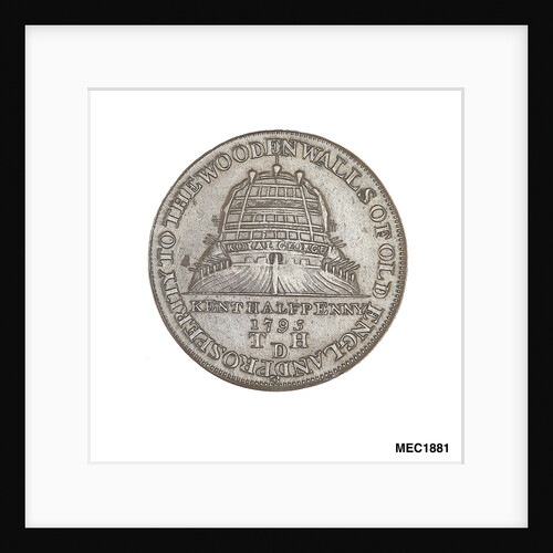 Deptford halfpenny token by T. Mynd