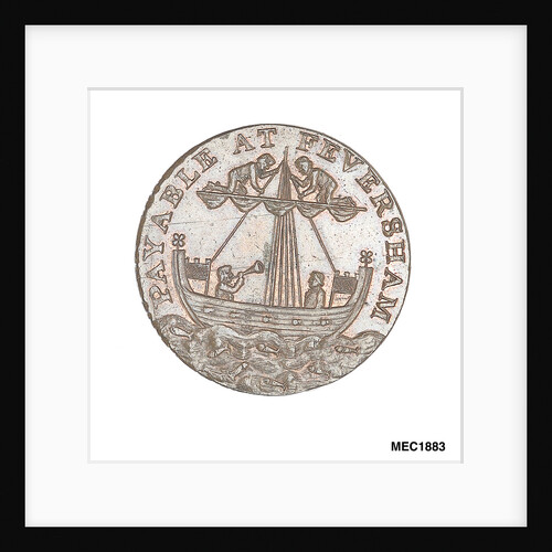 Cinque Ports halfpenny token by R. Dixon