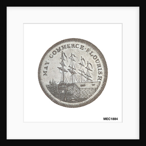 Folkestone halfpenny token by Skidmore