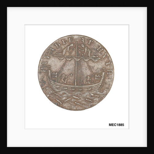 Cinque Ports halfpenny token by Arnold; W. Lutwyche
