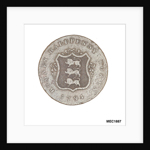 Romney halfpenny token by T. Wyon