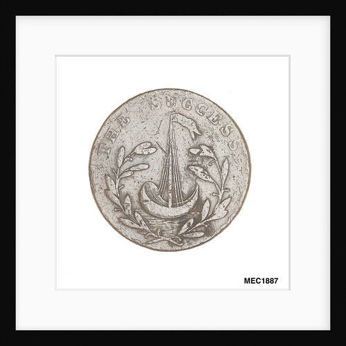 Romney halfpenny token by T. Wyon