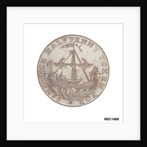 Sandwich halfpenny token by R. Dixon