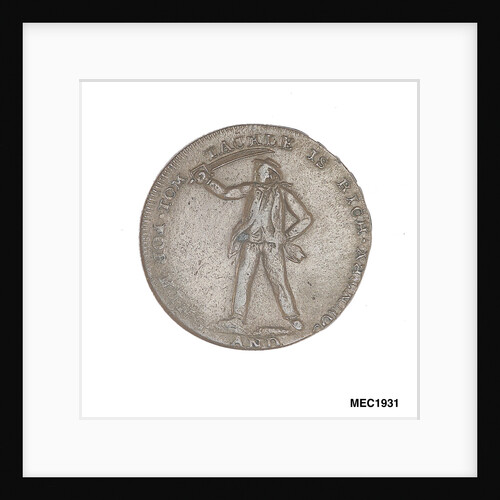 Halfpenny token commemorating Tom Tackle by unknown