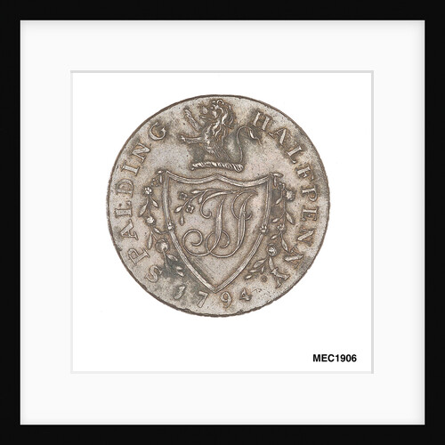 Spalding halfpenny token by T. Wyon