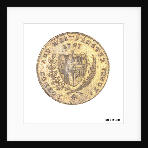 London and Westminster penny by Skidmore