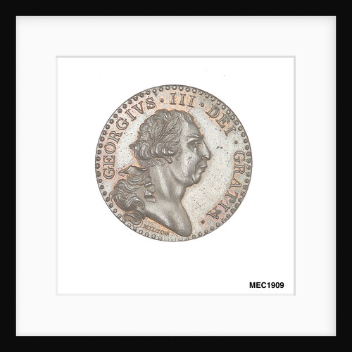 Penny token commemorating naval victories and the Royal Thanksgiving at St Pauls, 1797 by J. Milton