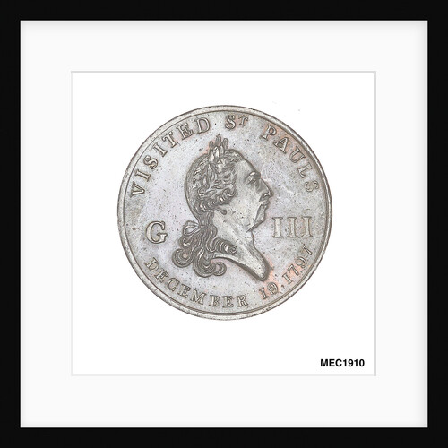 Penny token commemorating the Battle of Camperdown and the Royal Thanksgiving at St Pauls, 1797 by unknown
