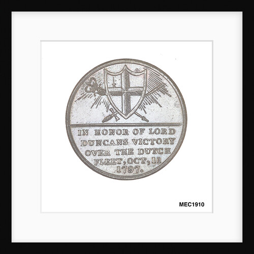 Penny token commemorating the Battle of Camperdown and the Royal Thanksgiving at St Pauls, 1797 by unknown