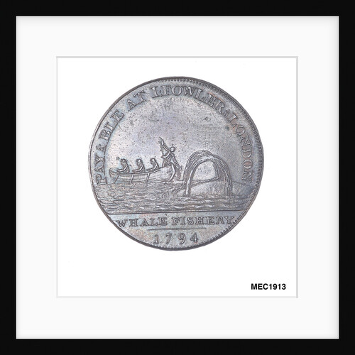 Fowler's halfpenny token by T. Wyon