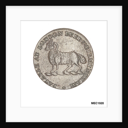 Halfpenny token by unknown