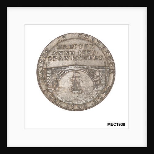Coalbrook Dale halfpenny token by T. Wyon
