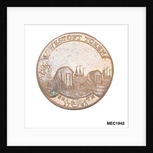 Lowestoft halfpenny token by R.P.
