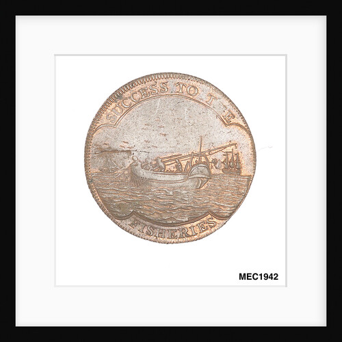 Lowestoft halfpenny token by R.P.