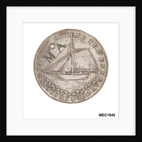Hastings halfpenny token by T. Wyon