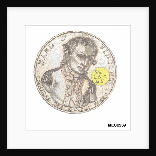 Medal commemorating John Jervis, Earl St Vincent (1735-1823) and the battle of Cape St Vincent, 1797 by unknown