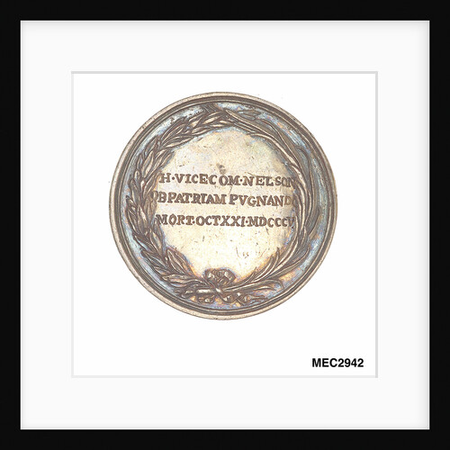 Medal commemorating Vice-Admiral Horatio Nelson (1758-1805) by unknown