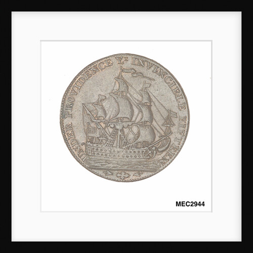 Portsmouth halfpenny token by J. Pitt
