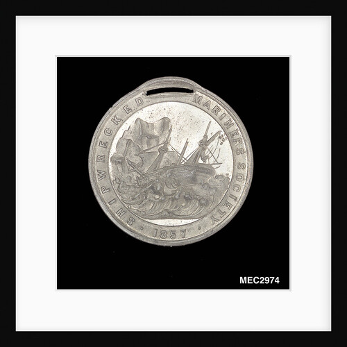 Membership token of The Shipwrecked Fishermen and Mariners Royal Benevolent Society by J. Davis