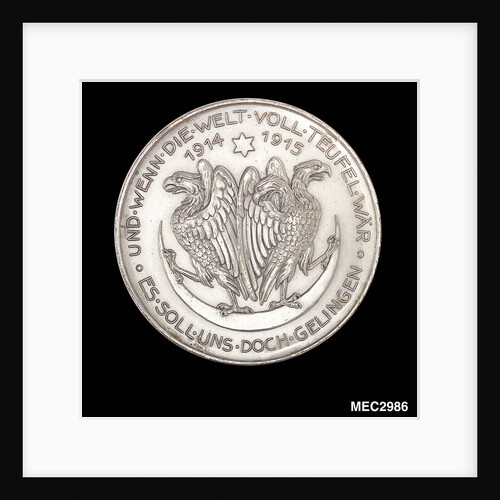 Medal commemorating the First World War by unknown