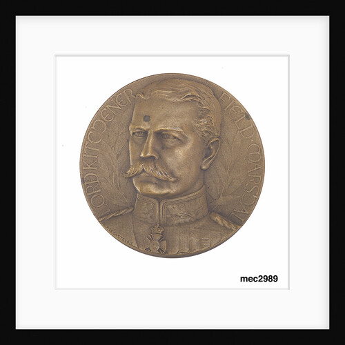 Commemorative medal depicting Horatio Herbert Kitchener (1850-1916) by Jules-Prosper Legastelois