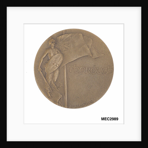 Commemorative medal depicting Horatio Herbert Kitchener (1850-1916) by Jules-Prosper Legastelois