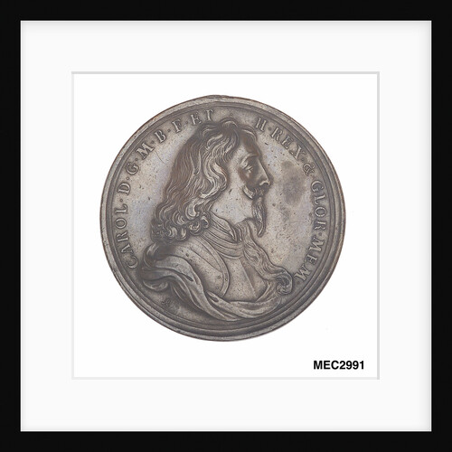 Commemorative medal depicting Charles I by John Roettier