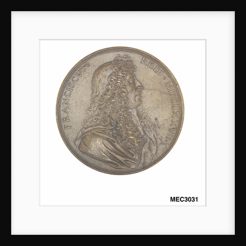 Commemorative medal depicting Francesco Redi (1626-97) by M. Soldanus
