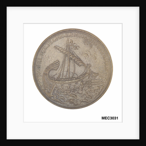 Commemorative medal depicting Francesco Redi (1626-97) by M. Soldanus