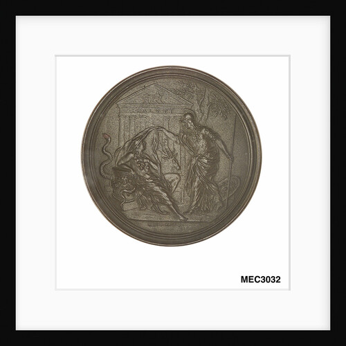 Commemorative medal depicting Francesco Redi (1626-97) by Massimiliano Soldani-Benzi